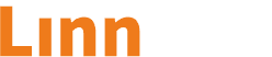 Linnled Logo Orange White